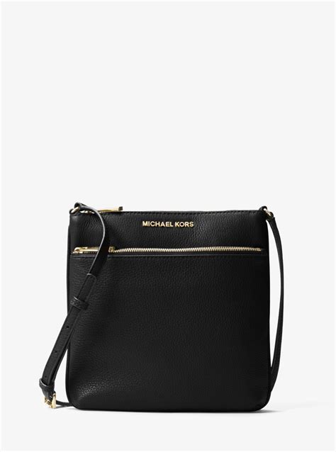 riley crossbody michael kors|Riley Small Pebbled Leather Messenger Bag .